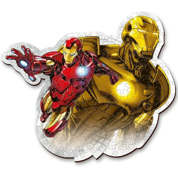 Wood Craft: Marvel Maščevalci - Iron Man 160 kosov premium lesena sestavljanka - Trefl slika 2