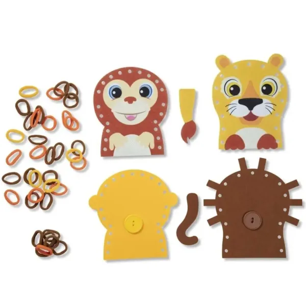 Ovij! Kreativni igralni set za izdelavo lutk divjih živali - Melissa & Doug slika 5