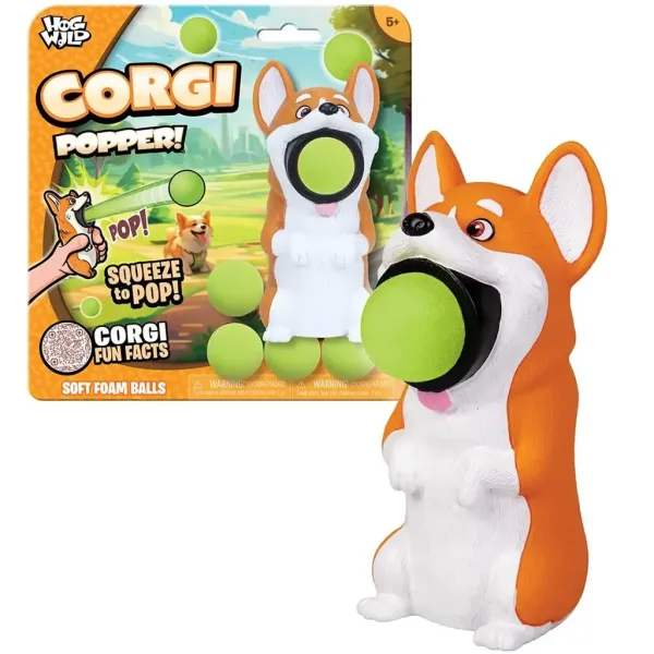 Zing: Popper Corgi kuža z izstreljevalnikom žogic slika 1