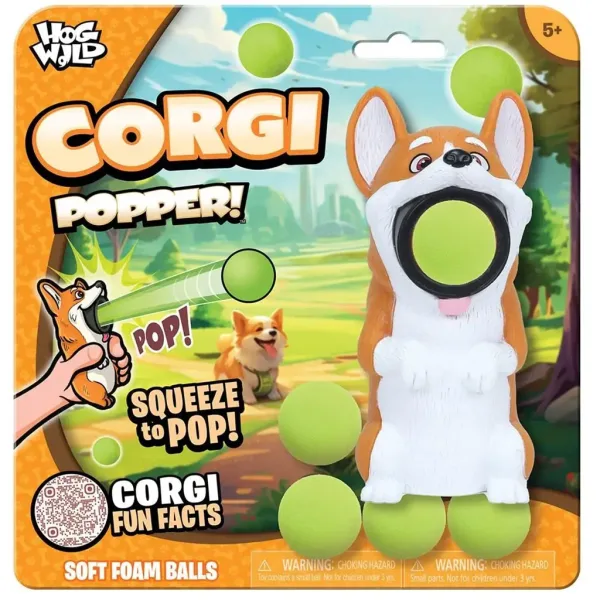 Zing: Popper Corgi kuža z izstreljevalnikom žogic slika 2