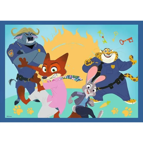 Zootropolis 2 - 4 v 1 35-48-54-70-delni puzzle - Trefl slika 4