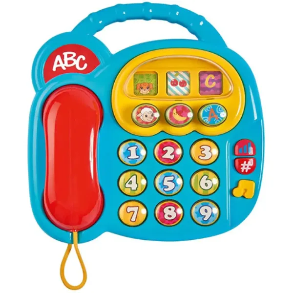 ABC barvni telefon s svetlobnimi in zvočnimi efekti - Simba Toys slika 2