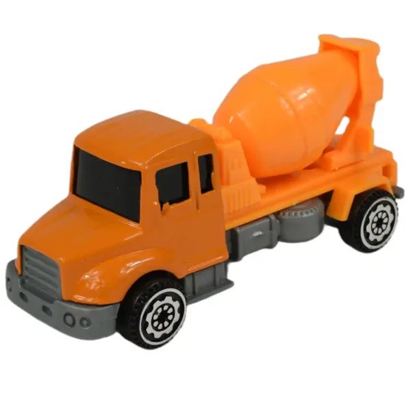 Alloy Car: 6-deln i set gradbenih tovornjakov 8 cm slika 6