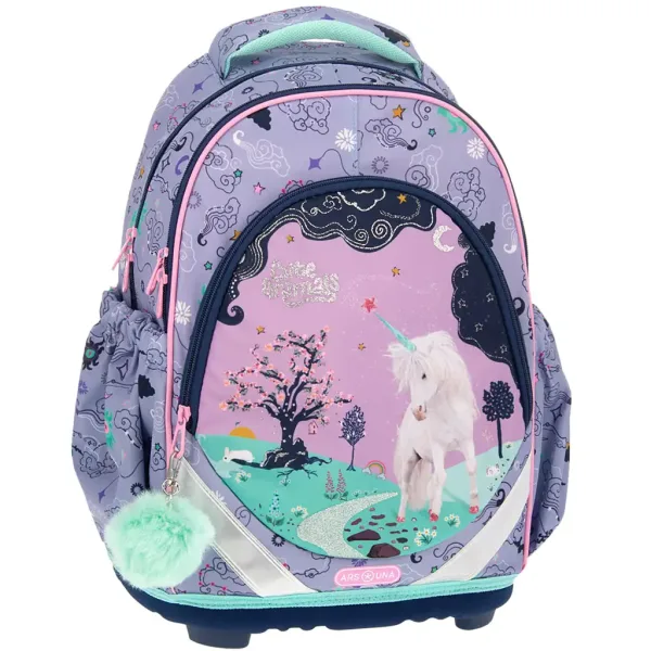 Ars Una: Cute Animals Unicorn anatomski šolski nahrbtnik, 33x43x22 cm slika 1
