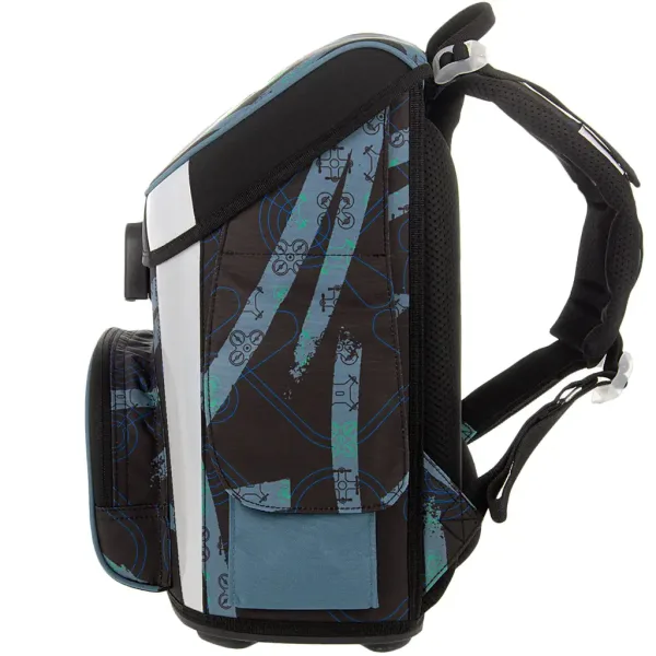 Ars Una: Drone Pro kompakt ergonomski šolski nahrbtnik z magnetnim zapiranjem, 33x41x24 cm slika 4