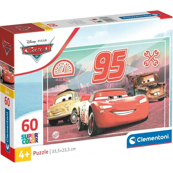 Avtomobili Super Color 60 delni puzzle - Clementoni slika 1