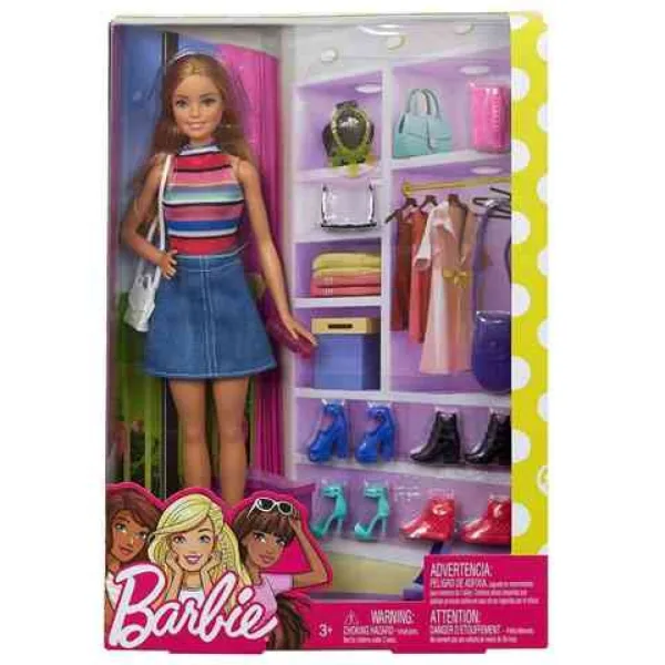 Barbie: Barbie modna lutka s čevlji in dodatki - Mattel slika 1