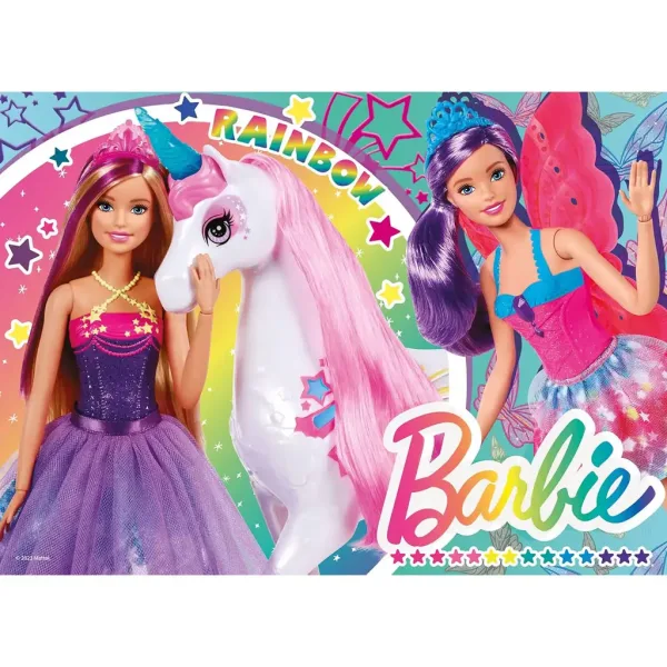 Barbie čarobni svet 4x48-delni maxi talni puzzle 35x25 cm – Lisciani slika 2