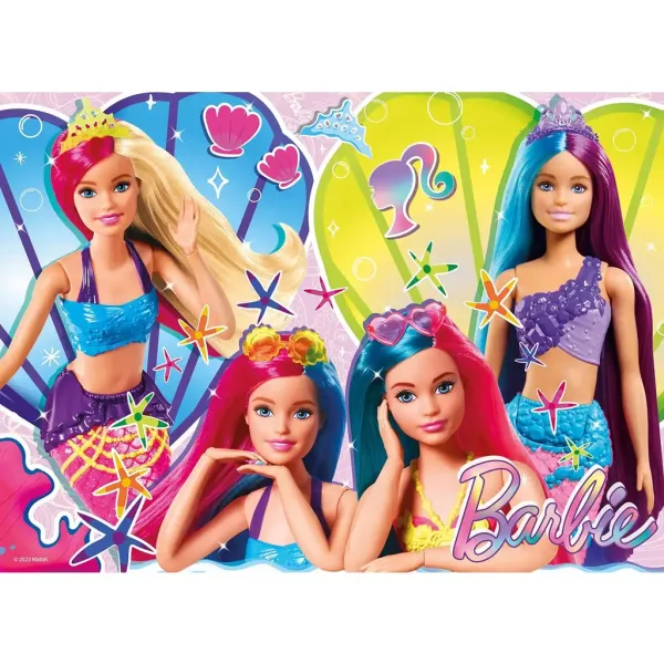 Barbie čarobni svet 4x48-delni maxi talni puzzle 35x25 cm – Lisciani slika 5