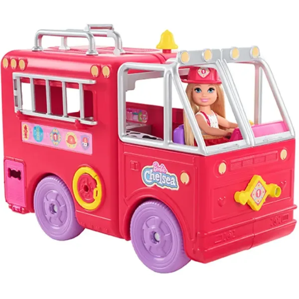 Barbie: Chelsea igralni set z gasilskim avtomobilom - Mattel slika 3