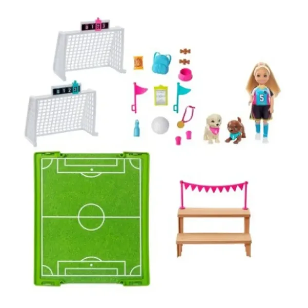 Barbie Dreamhouse Adventures: Chelsea nogometni igralni komplet - Mattel slika 3