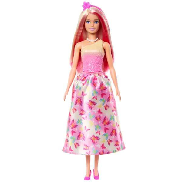 Barbie Dreamtopia: Princeska punčka v rožnati obleki z metuljčki - Mattel slika 2