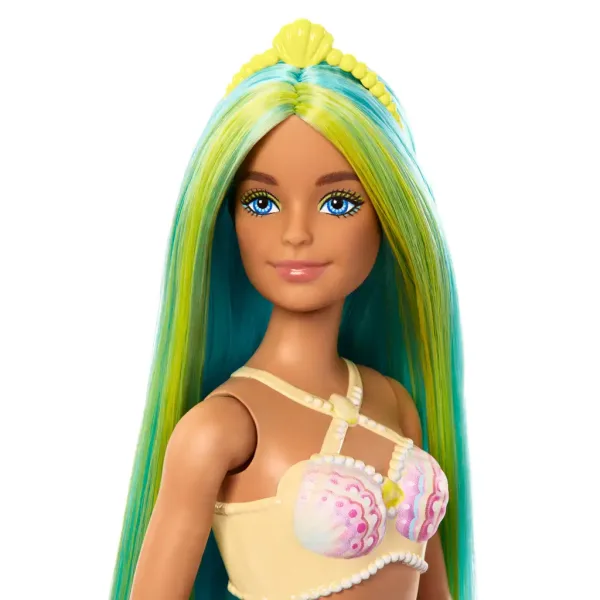 Barbie Dreamtopia: Sirena punčka z modrimi lasmi in plavutjo - Mattel slika 3