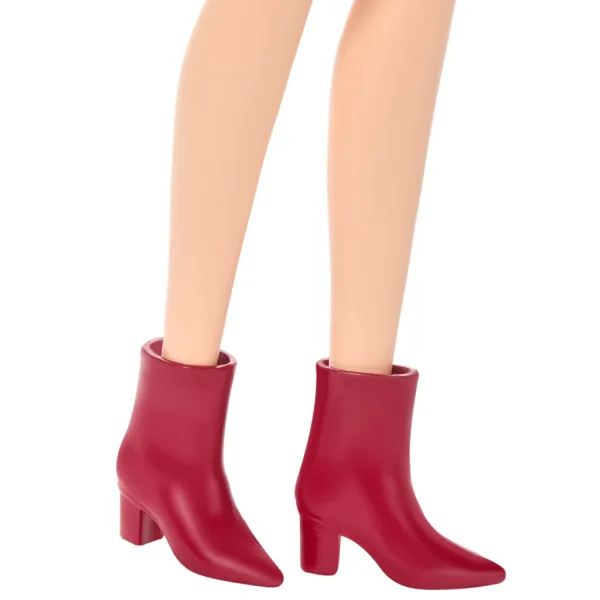 Barbie: Fashionista Prijateljice modna punčka s temnimi lasmi v obleki z leopardjim vzorcem – Mattel slika 4