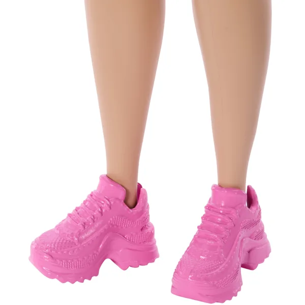 Barbie Fashionista Prijateljice stilska modna punčka v obleki s zvezdnim vzorcem - Mattel slika 4
