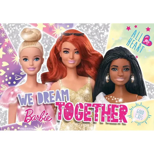 Barbie prijateljice 60-delni bleščeči puzzle 50x35 cm - Lisciani slika 2