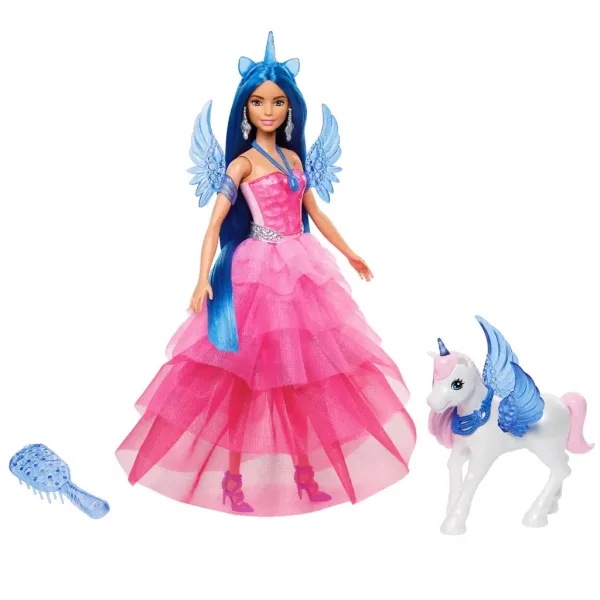 Barbie: Safirni pegaz princesa punčka s dodatki - Mattel slika 2