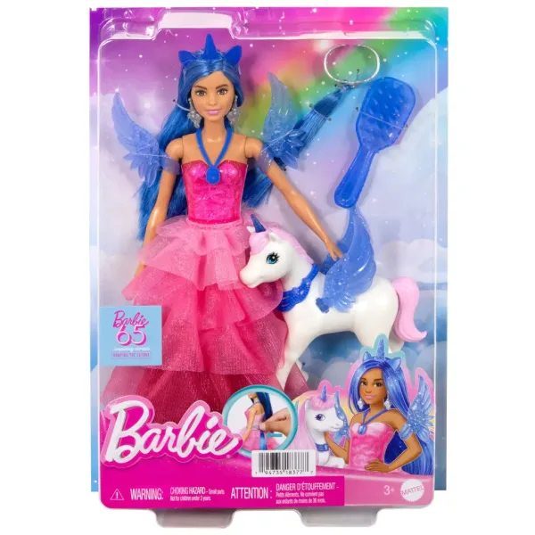 Barbie: Safirni pegaz princesa punčka s dodatki - Mattel slika 7
