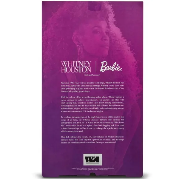 Barbie: Signature Whitney Houston zbirateljska lutka 33 cm - Mattel slika 6