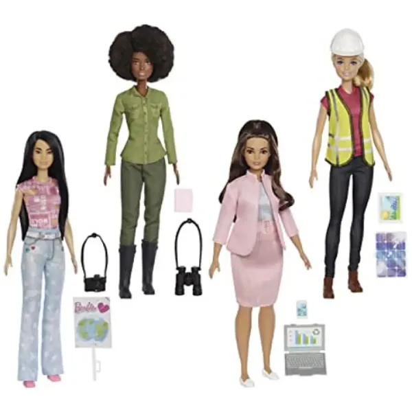 Barbie: Skupaj za Zemljo 4-delni paket kariernih lutk - Mattel slika 3