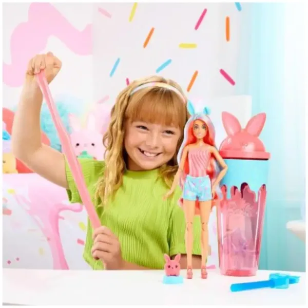 Barbie: Slime Reveal Živalska zabava - Komplet z zajčkom - Mattel slika 2
