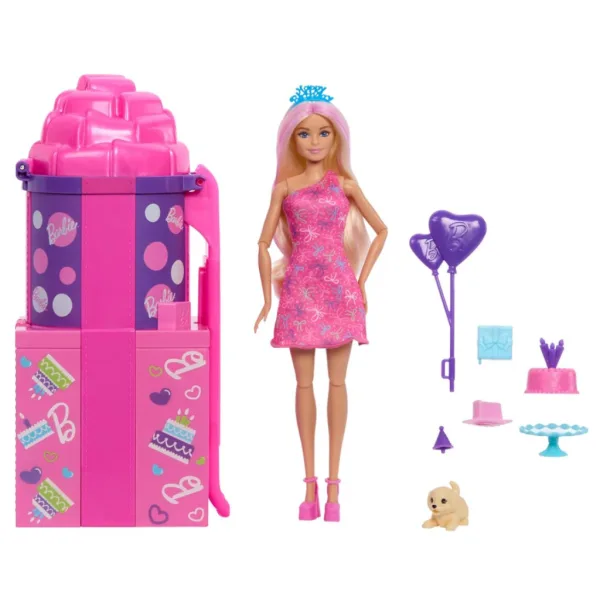 Barbie zabavna razkrivna presenečenja set s toboganom - Mattel slika 2