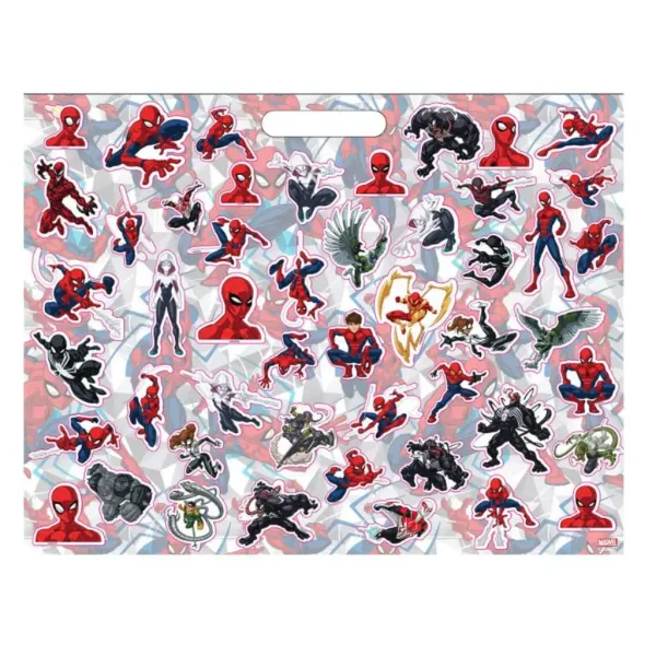 Barvalni set z nalepkami in 3 voščenkami Neverjetni Spider-Man slika 3