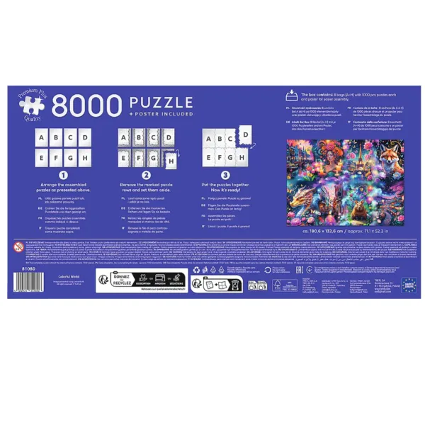 Barvni svet premium 8000 delni puzzle – Trefl slika 3