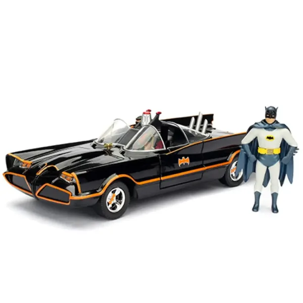Batman: Animated Classic TV Batmobile Sestavljivi kovinski avtomobilček 1/24 - Simba Toys slika 3
