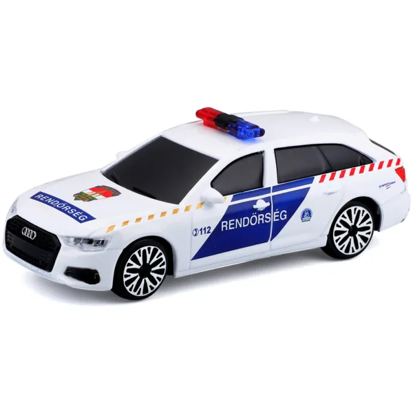 Bburago: Audi A6 sireneči madžarski policijski avto 1/43 slika 2