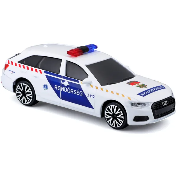 Bburago: Audi A6 sireneči madžarski policijski avto 1/43 slika 3