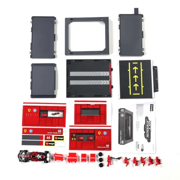 Bburago: F1 dirkalnik - Ferrari SF-25 Pit / Lewis Hamilton 1/43 slika 3
