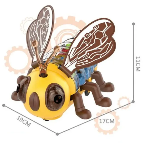 Bee, srečna čebelica z lučmi in funkcijo gibanja 17cm slika 2