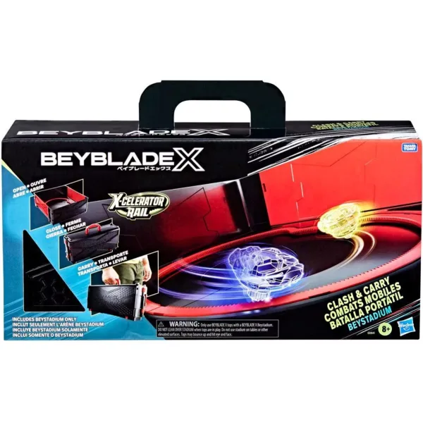 Beyblade X: Beystadium Clash & Carry prenosna bojna arena – Hasbro slika 2