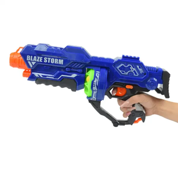 Blaze Storm: Veliko elektronsko orožje za spužvaste naboje z naboji 44 x 20 cm slika 4