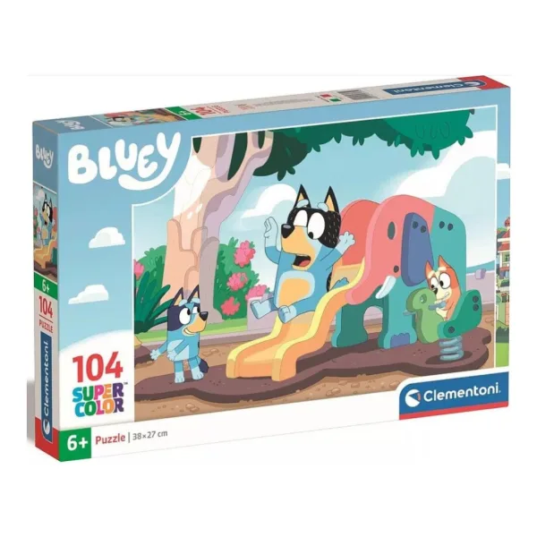 Bluey pes igra s 104-delno Supercolor sestavljanko - Clementoni slika 1