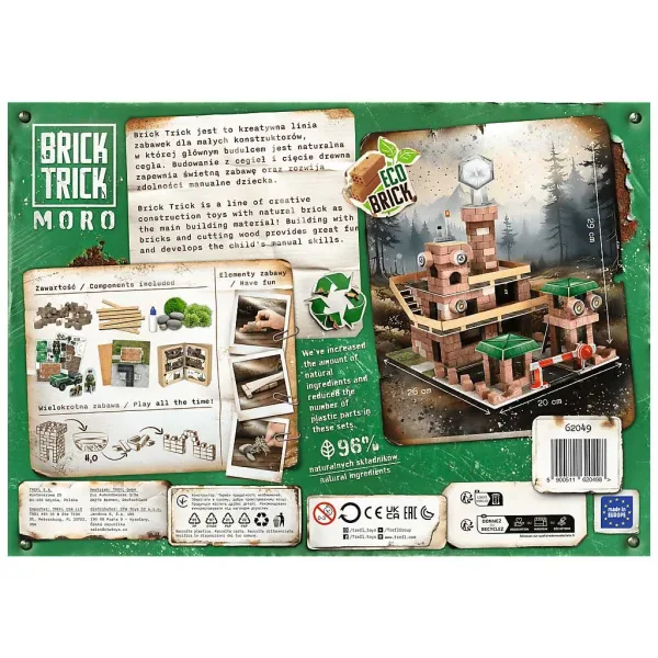 Brick Trick gradimo iz kock: Vojaška baza 340-delni gradbeni set - Trefl slika 2