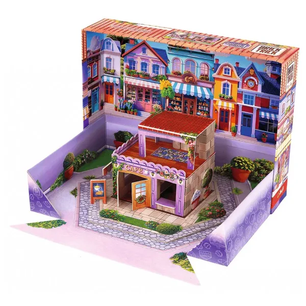 Brick Trick iz opeke gradimo: My City Kavarna 50 delni gradbeni set - Trefl slika 2