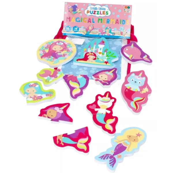 Buddy & Barney Igrača za kopel puzzle - Čarobne morske deklice slika 2