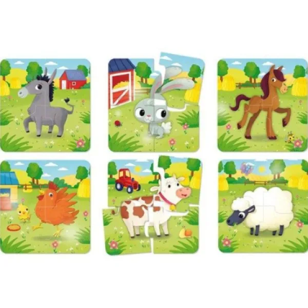 Carotina Baby: Puzzle živali na kmetiji slika 2