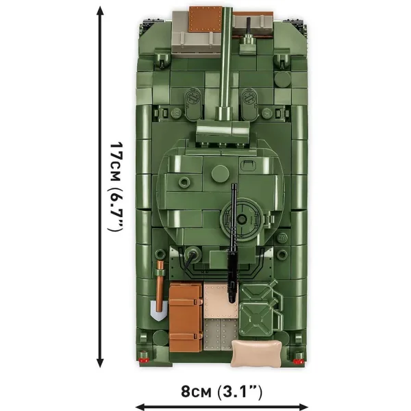 COBI: M4A1 Sherman tank gradbena igra (3126) slika 6