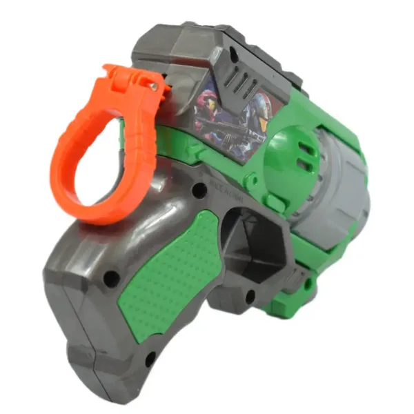 Cool Soft Bullet Gun: Manjše orožje za spužvaste naboje z naboji v zeleni barvi 14 cm slika 3