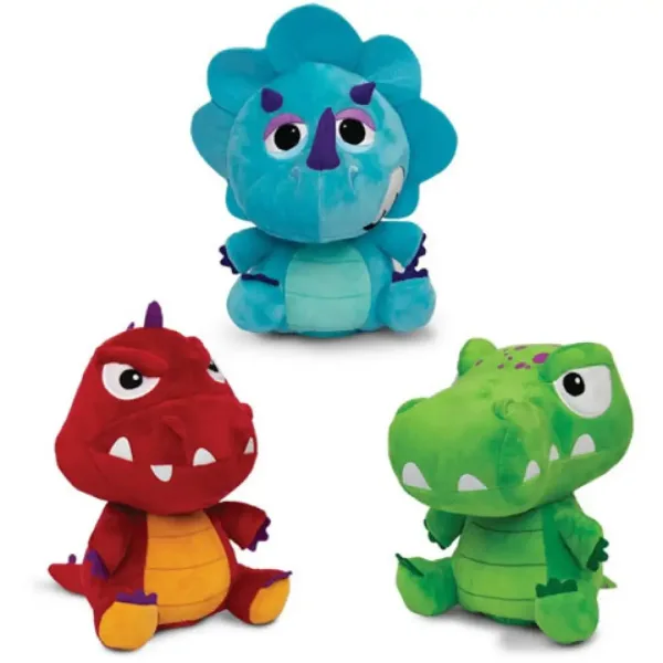 Crackin Eggs Jurassic Friends plišasti dinozaver v treh različicah slika 3