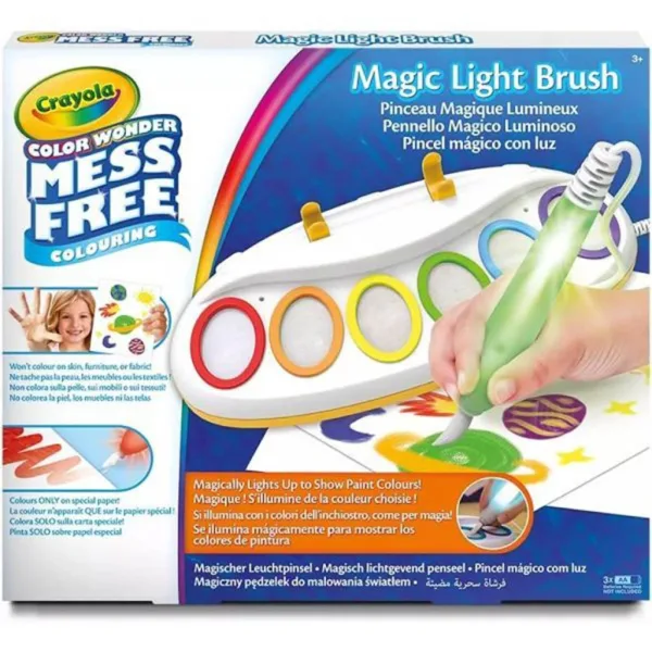 Crayola: Color Wonder Čarobni slikarni komplet z svetlečo čopičem slika 1