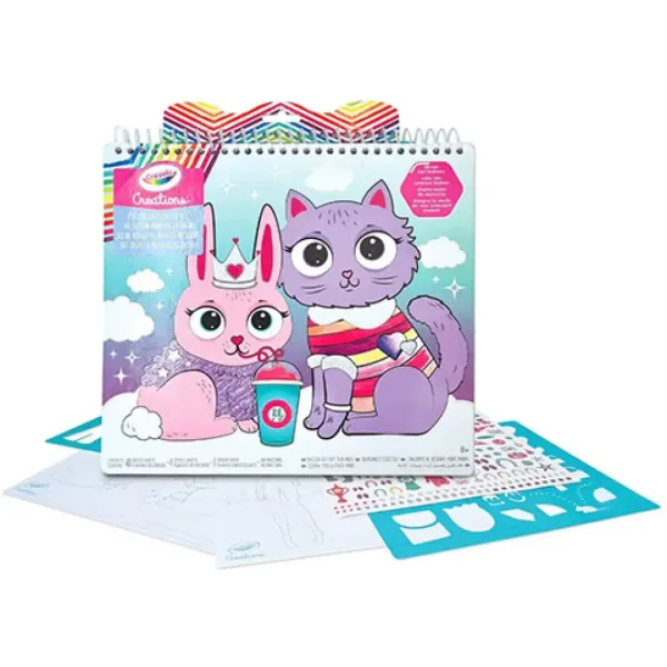 Crayola Creations: Živalska moda Komplet za risanje z nalepkami slika 2