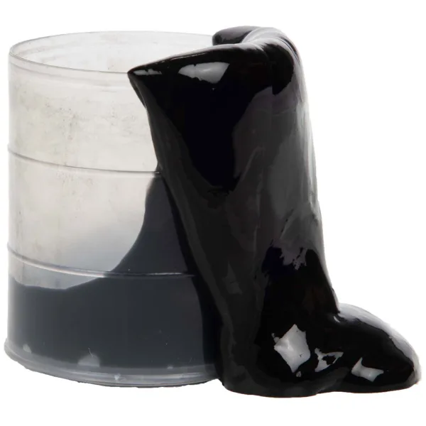 Črni slime mini v oljčni bačvi slika 2