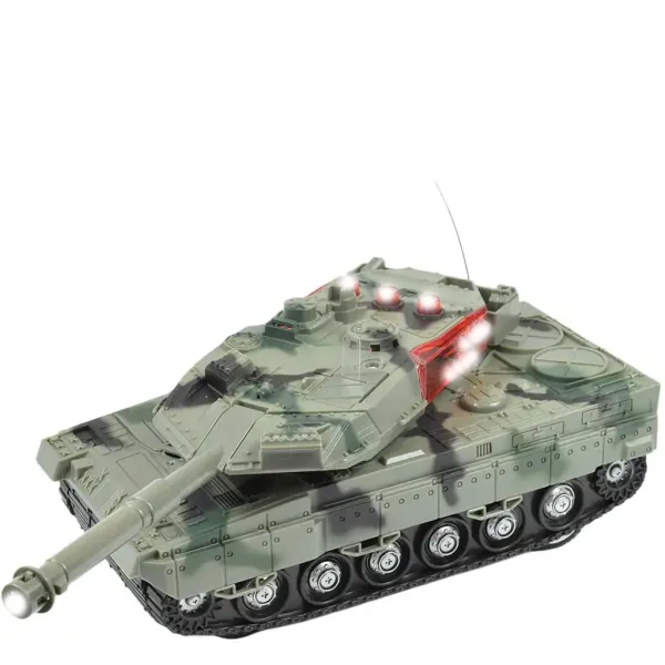 Daljinsko upravljani RC tank M1 Abrams s svetlobo in zvokom merilo 1/32 22 cm slika 4