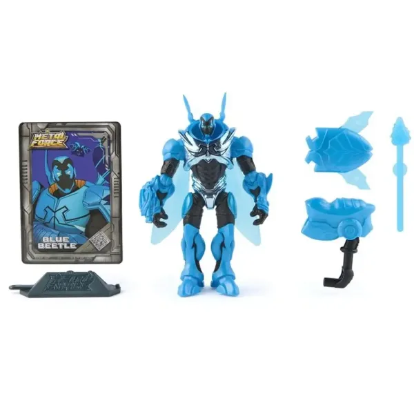DC Metal Force Blue Beetle igrača figura z opremo - Spin Master slika 4
