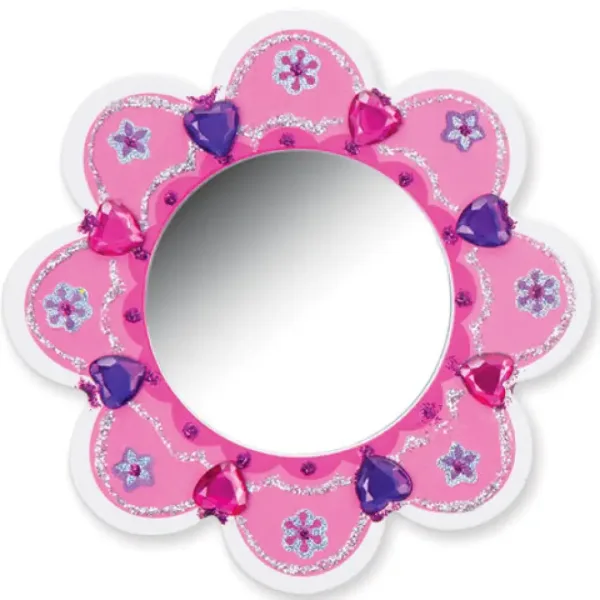 Lesena cvetlična ogledala dekoracijski set - Melissa & Doug slika 3