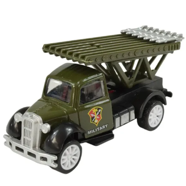 Die-Cast: Vojaški avtomobilček v več različicah s pogonom na vztrajnik 1/55 slika 3